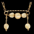 Колье с подвеской из старинного перламутра на булавке K‒2660/11/01 (фото 1) ✾ «BoGemma Jewelry»™