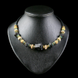 Чокер из черного турмалина, агата и цитрина C‒6007/19/01 (фото 1) ✾ «BoGemma Jewelry»™